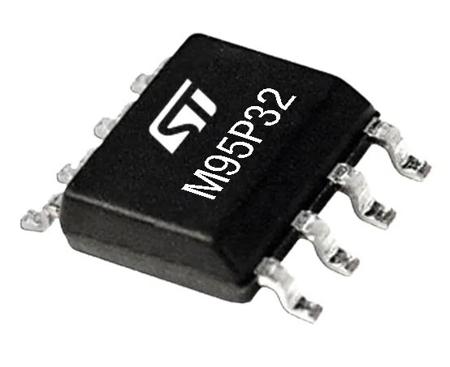 M95P32-IXMNT/E STMicroelectronics,  32 MB EEPROM 8-Pin SO-8N SPI