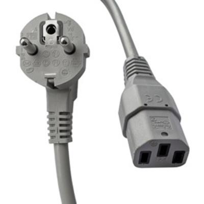558-957 RS PRO Straight IEC C13 Socket to Straight CEE 7/7 Plug Power Cord, 2.5m