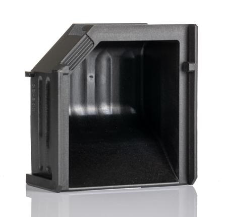 3842346294 Bosch Rexroth Plastic Storage Bin, 86mm x 82mm x 50mm, Black