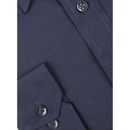 137-0508 RS Pro Navy Men's Cotton, Polyester Long Sleeved Shirt, UK- 17.5, EUR- 44
