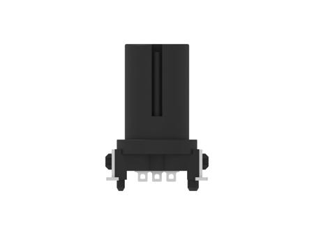 454950-E ERNI Circular Connectors, 5 Contacts, Board Mount, M12 Connector, Socket, Female, IP65, IP67, M12 Connector Series
