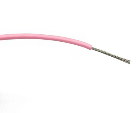 267-5837 Pink 1 mm² Hook Up Wire, 32/0.2 mm, 100m, PVC Insulation