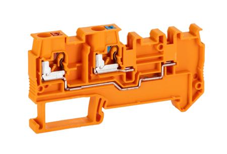 3244559 Phoenix Contact  PTIO-IN 2.5/3 OG Series Orange, 1.5mm², Triple-Level, Push In Termination