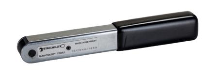 50100001 STAHLWILLE 755R/1 Click Torque Wrench, 1.5 → 12.5Nm, 1/4 in Drive, Square Drive, 1/4in Insert