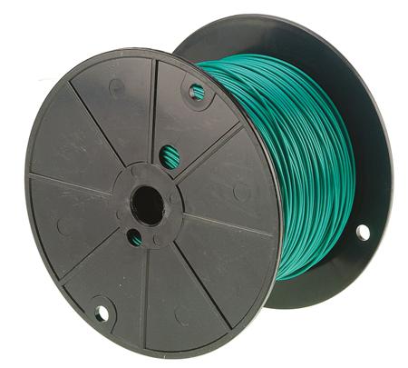 3053 GR001 Alpha Wire Hook-up Wire PVC Series Green 0.51 mm² Hook Up Wire, 20 AWG, 10/0.25 mm, 305m, PVC Insulation,