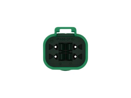 DT04-4P-TN03 TE Connectivity, DT04-4P Automotive Connector Plug Green Cable 4 Way, Cable Termination