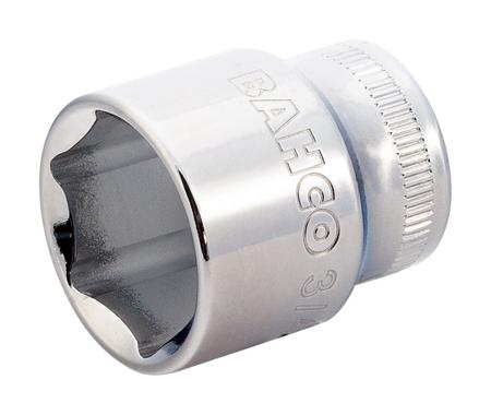 7400SZ-3/8 Bahco 3/8 in Drive 3/8in Standard Socket, 3/8in, 25.5 mm Overall Length