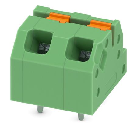 1862275 Phoenix Contact SPTAF 1/ 2-5.0-IL Series PCB Terminal Block, 2-Contact, 5mm Pitch, Through Hole Mount, 1-Row, Screw