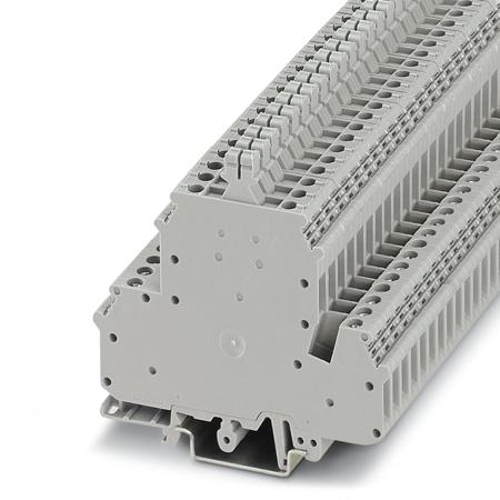 3007055 Phoenix Contact  UKK 5-T Series Grey, 4mm², 1-Level, Screw Termination
