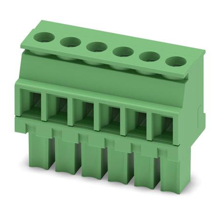 1827017 Phoenix Contact, 3.81mm Pitch, MCVW 1.5/ 6-ST-3.81, 6 Way, , Pluggable Terminal Block, Plug, Cable Mount, Screw