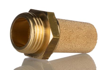 T40C4800 IMI Norgren T40 Bronze 10bar Pneumatic Silencer, Threaded, G 1/2 Male
