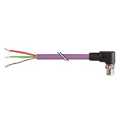 X67CA0B52-0500 B&R Right Angle Male 5 way M12 to Unterminated Actuator/Sensor Cable, 50m