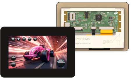 gen4-RP2350-43CT-CLB 4D Systems  TFT TFT LCD Display / Touch Screen, 3.5in WVGA, 800 x 480pixels