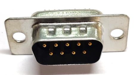199-120 RS PRO 9 Way Panel Mount D-sub Connector Plug, with Panel