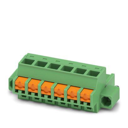 1861506 Phoenix Contact, 5.08mm Pitch, FKCOR, 6 Way, , Pluggable Terminal Block, Plug, Screw Mount, Push In Spring Termination,