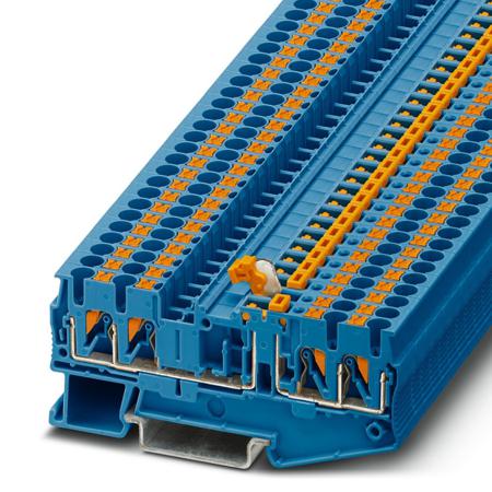 3211676 Phoenix Contact  PT 2.5-QUATTRO-MT BU Series Blue, 0.14 → 4mm², Push In Termination