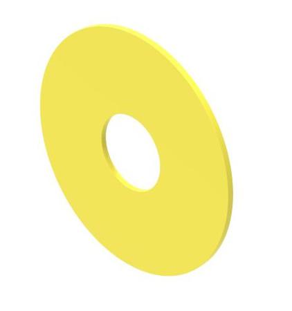 45-50K.1408 EAO Legend Plate for Use with Push Button, None