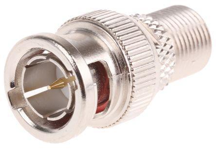 13-47-3-TGZ Straight 50Ω RF Adapter BNC Plug to Type F Socket 3GHz