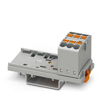 1221474 Phoenix Contact Distribution Block, 6 Way, 2.5mm², 22.5A, 440 V, Grey