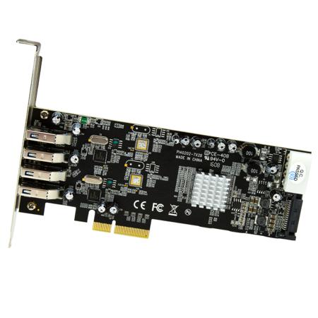 PEXUSB3S42V StarTech.com 4 Port USB A PCIe USB 3.0 Card