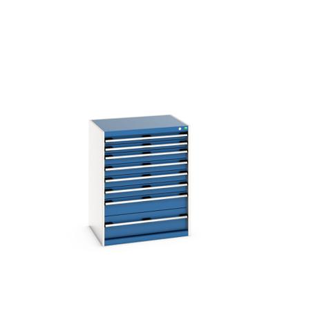 40020142-11V Bott 8 Cabinet, Steel, 1000mm x 650mm x 800mm, Blue
