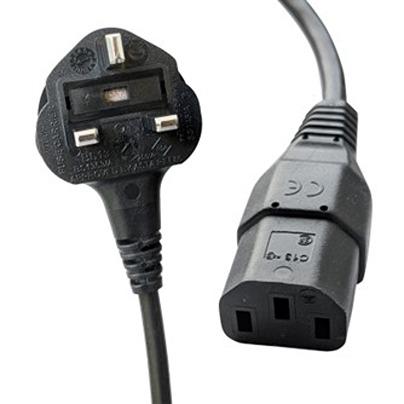 558-974 RS PRO Straight IEC C13 Socket to Straight Power Cord, 2m
