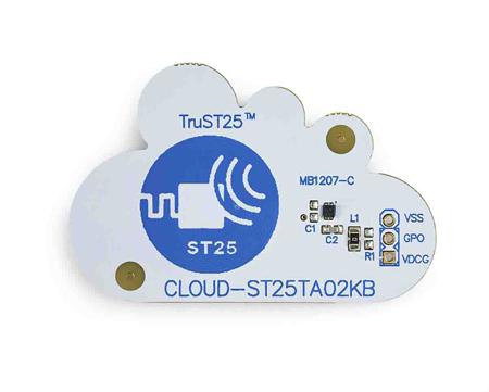 CLOUD-ST25TA02KB STMicroelectronics NFC Forum Type 4 Tag IC demonstration board ST25TA02KB-P Bluetooth, WiFi Development Kit for ST25TA