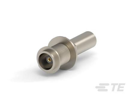 1060883-1 TE Connectivity 10608 Series, Jack Panel Mount MCX Connector, 50Ω, Crimp Termination, Straight Body