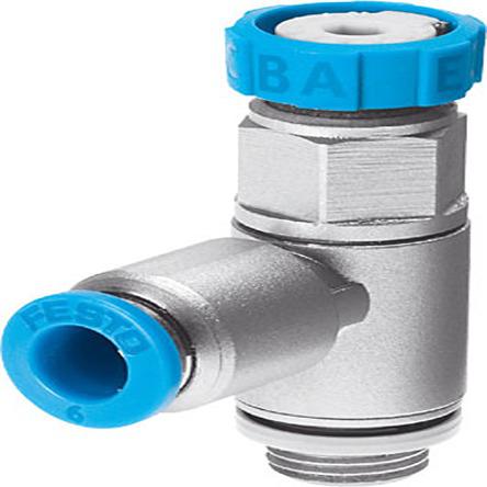 GRLSA-1-4-QS-8 Festo Manual Exhaust Air One Way Flow Control Pneumatic Control Valve GRLSA Series, G 1/4, G 1/4, 540662