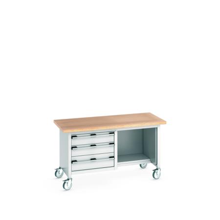41002115-16V Bott 41002115.16V Portable Sheet Steel Workbench, 840mm x 750mm x 1500mm