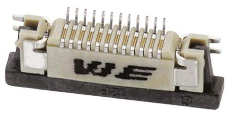68712014522 Wurth Elektronik 687 0.5mm Pitch 20 Way Straight SMT FPC Connector