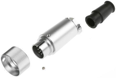 RM15TPD-12P-71- Hirose RM Series, 12 Pole Cable Mount Miniature Connector Plug, 15 Shell Size, Male Contacts, Screw On Mating