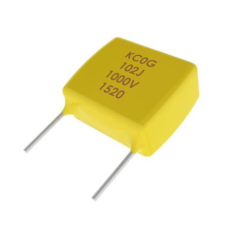 C315C102K1R5TA KEMET 1nF Multilayer Ceramic Capacitor MLCC, 100V dc V, ±10% , Through Hole