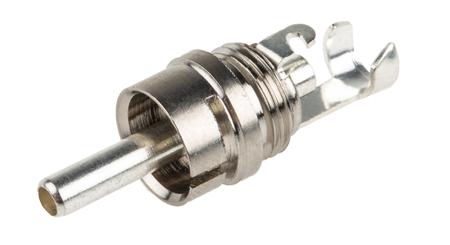 484-9304 RS Pro Cable Mount RCA Plug with Nickel, Silver Plated Contacts, 5A