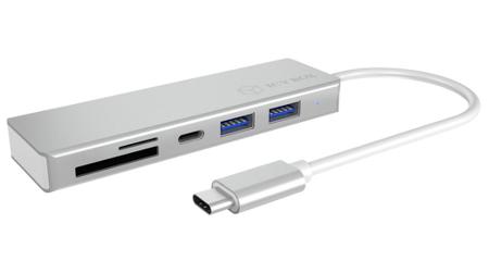 IB-HUB1413-CR ICY BOX 3 Port USB 3.0 USB C  Hub, 30x112x12mm