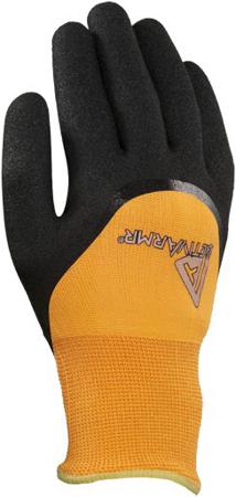 97011VP100 Ansell ActivArmr 97-011 Black Acrylic, Polyester (Liner) Cold Resistant Work Gloves, Size 10, Nitrile Coating