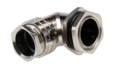 52107830---52103030 Lapp M25 Metallic Nickel Plated Zinc, IP55 Cable Gland With Locknut