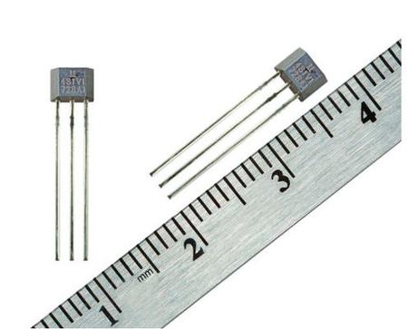 VG481V1 Honeywell 3-Axis Through Hole Hall Effect Sensor 4 V 24 V, TO-92, 3-Pin