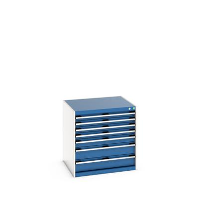 40028100-11V Bott 7 Cabinet, Steel, 800mm x 750mm x 800mm, Blue