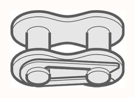 SD08B2S26I Renold Steel Roller Chain Link, Chain Type 08B-2