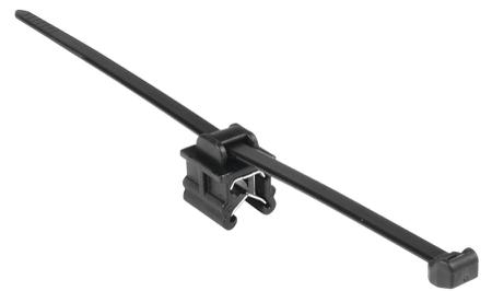 155-37104-T18REC9SD-PA66HS-PA66HIRHS-BK HellermannTyton Cable Tie, 150mm x 4.6 mm, Black Polyamide