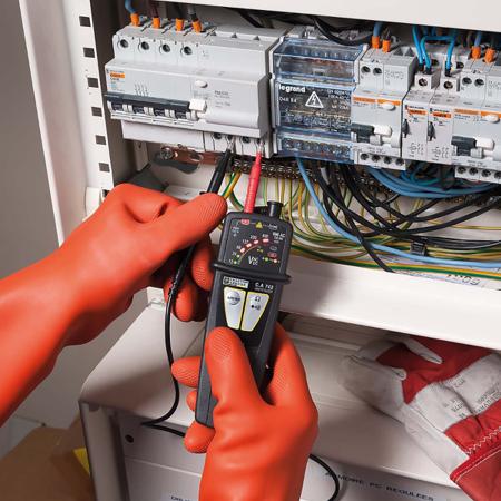 P01191742Z Chauvin Arnoux CA742 Voltage Indicator Continuity Check CAT IV 600 V