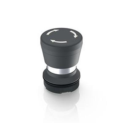 1.30.276.502/0000 RAFI RAFIX 22 FS Series Latching Emergency Stop Push Button, PCB, 22.3mm Cutout, IP65