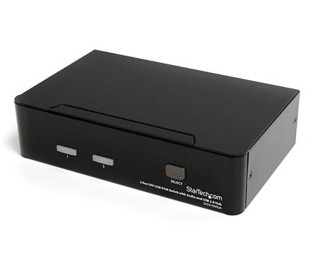 SV231DVIUA StarTech.com 2 Port USB DVI KVM Switch, 3.5 mm Stereo 1920 x 1200 Maximum Resolution
