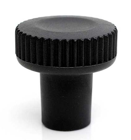 188-934 RS PRO Black Thermoplastic Thumbscrew Clamping Knob, M6, Threaded Mount