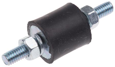 2020VV18-45 FIBET M6 Anti Vibration Mount, Male to Male Bobbin with 17.6kg Compression Load