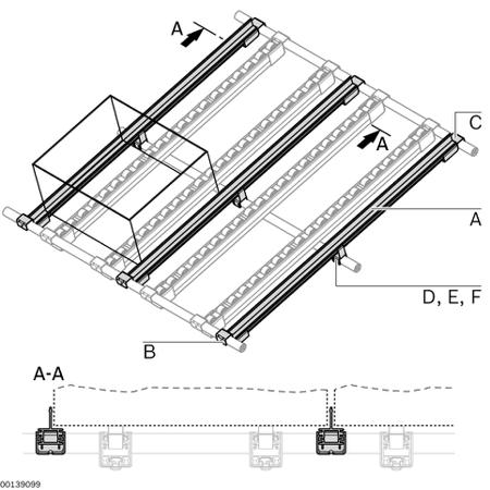 3842538051 Bosch Rexroth Rail Holder With Stop, 92mm Length x 40mm Width x 99mm Height