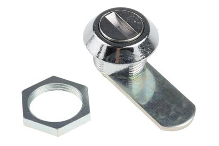 B715032 Euro-Locks a Lowe & Fletcher group Company Camlock, 9.5mm Panel-to-Tongue, 16.1 x 13.1mm Cutout, Coin/Screwdriver Unlock