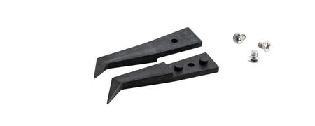 A246CP ideal-tek 36 mm, Carbon Fibre, Angle, ESD Tweezers