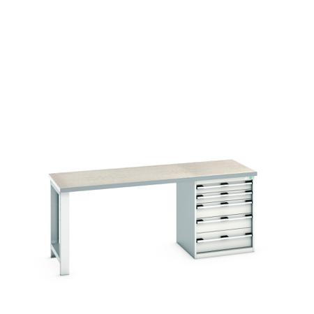 41003231-16V Bott 41003231.16V Sheet Steel Workbench, 840mm x 750mm x 2000mm
